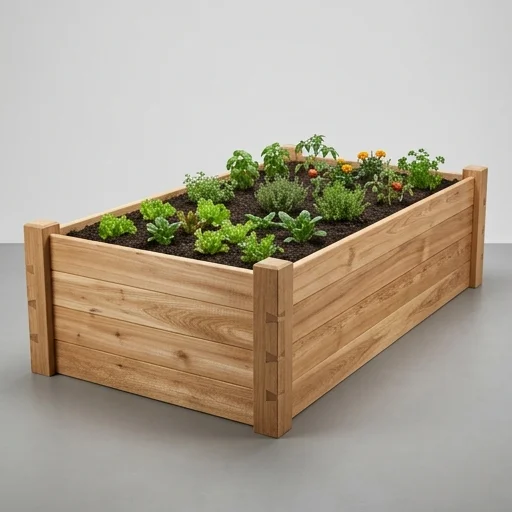 Greenes Fence Cedar Raised Garden Bed