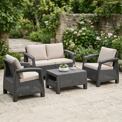 Keter Corfu Resin Patio Set