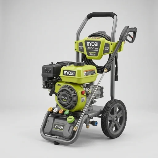 RYOBI 3300 PSI Gas Pressure Washer