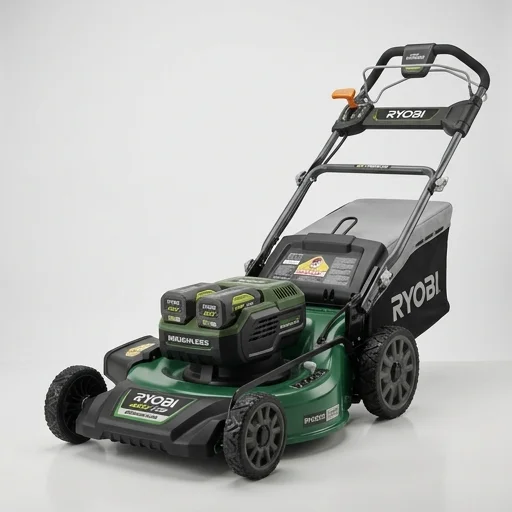 RYOBI 40V HP Brushless 21 in. Cordless Battery Walk Behind Self-Propelled Lawn Mower